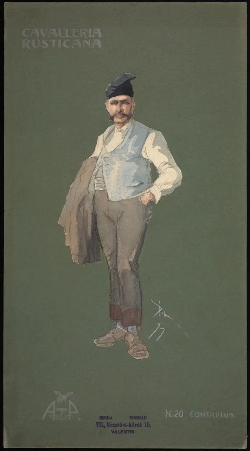 Contadino, 1906 – Nr. 3 von Pipein Gamba
