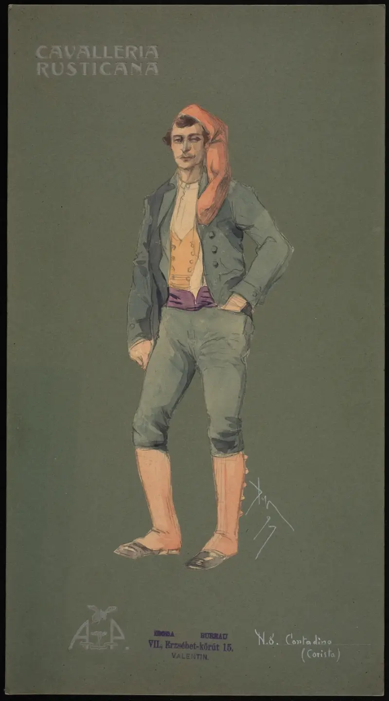 Contadino (corista), 1906 – nr 1 av Pipein Gamba