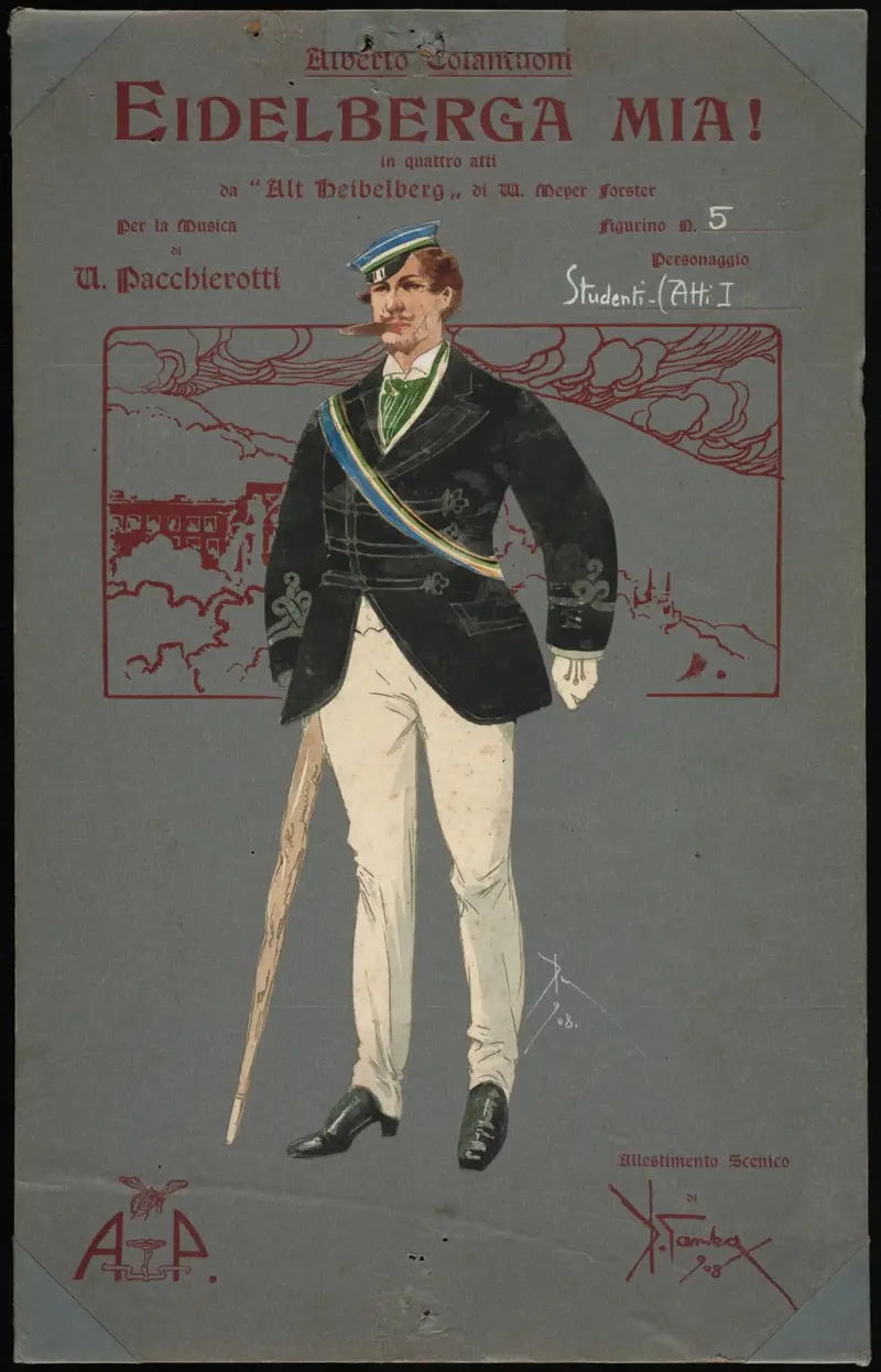 Studenci (akt I), 1907 – nr 4, Pipein Gamba