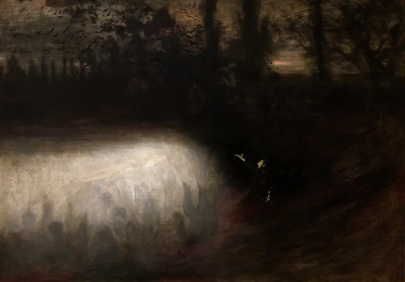 Pochod żałobny, Władysław Podkowiński