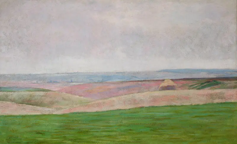 Landschaft bei Sobótka von Władysław Podkowiński