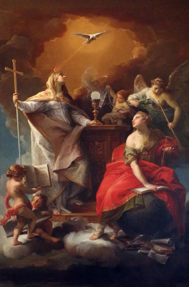 Religionens allegori av Pompeo Batoni