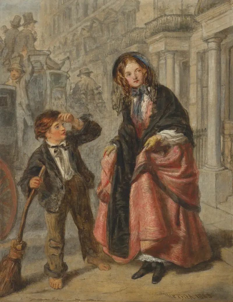 Zamiatacz ulic, 1863, William Powell Frith