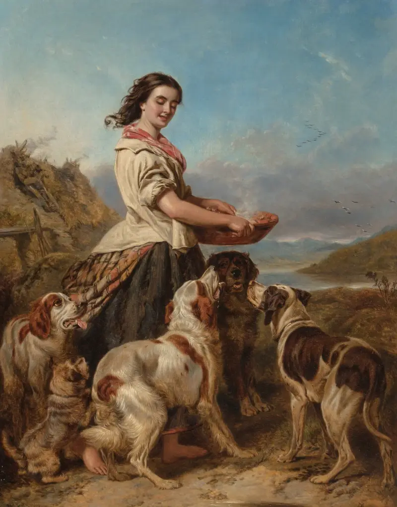 Skogvaktarens dotter, William Powell Frith