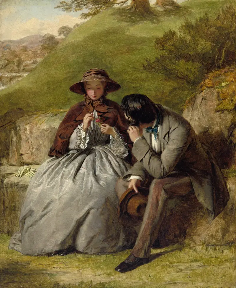Milenci, William Powell Frith