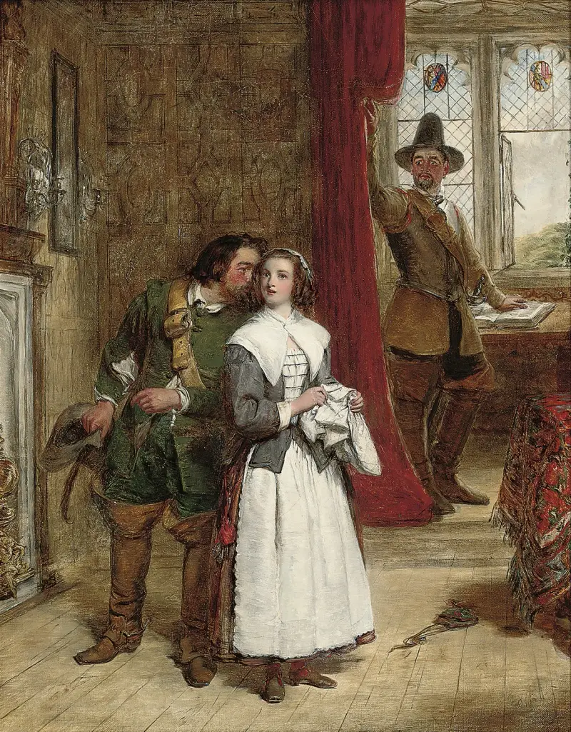 Die Tochter des Puritaners von William Powell Frith