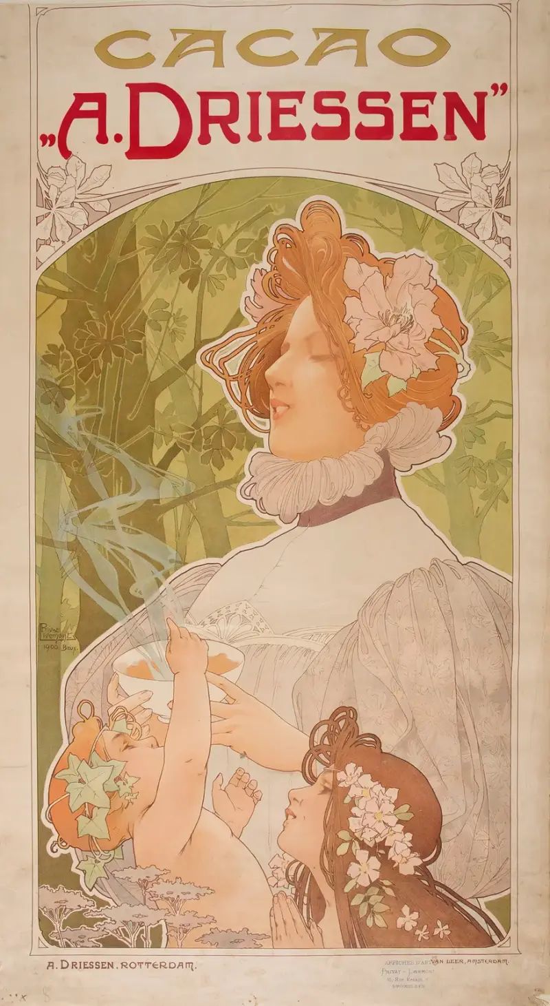 Cacao «A. Driessen» av Henri Privat-Livemont