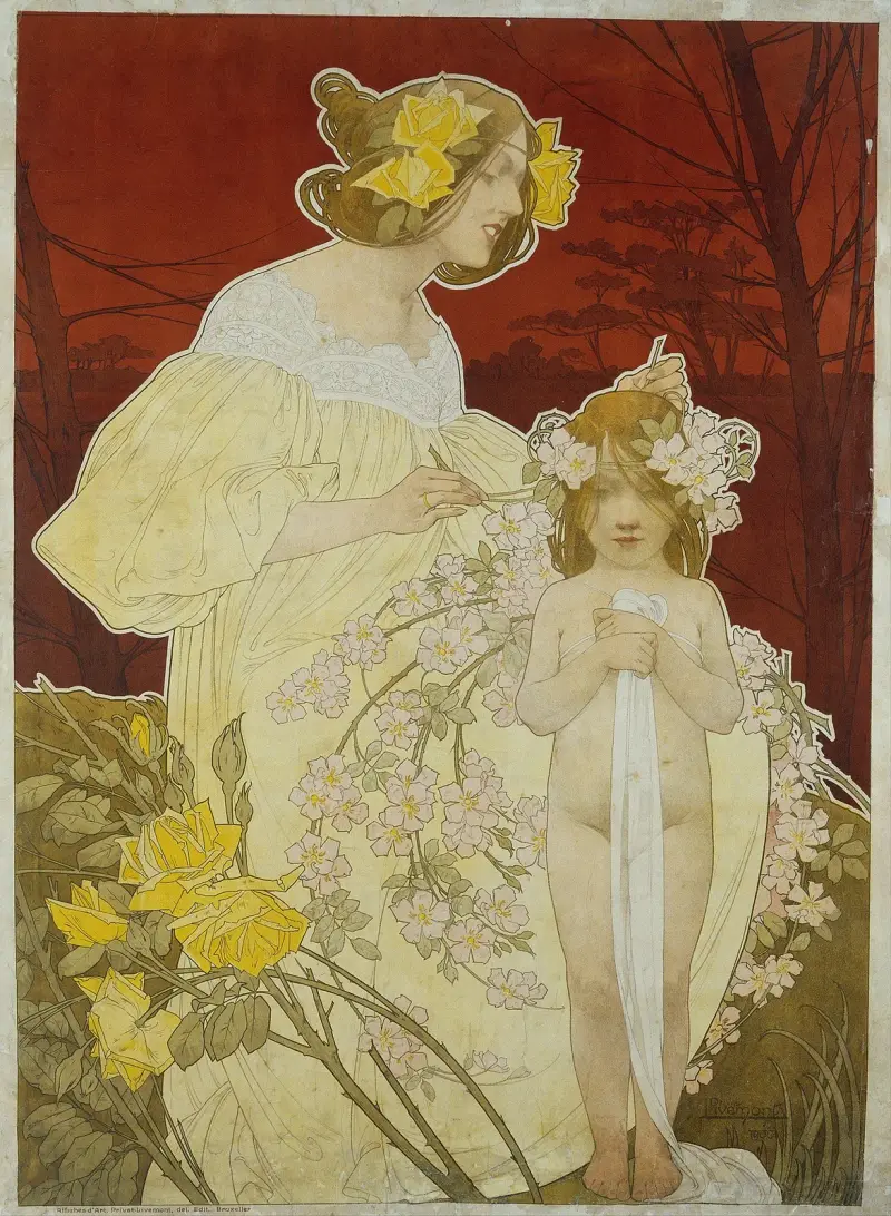 Kvinnopalatset. Utställningen 1900 av Henri Privat-Livemont