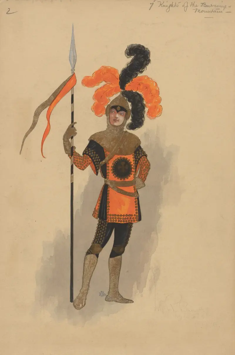 Brinnande bergets riddare av Will R. Barnes