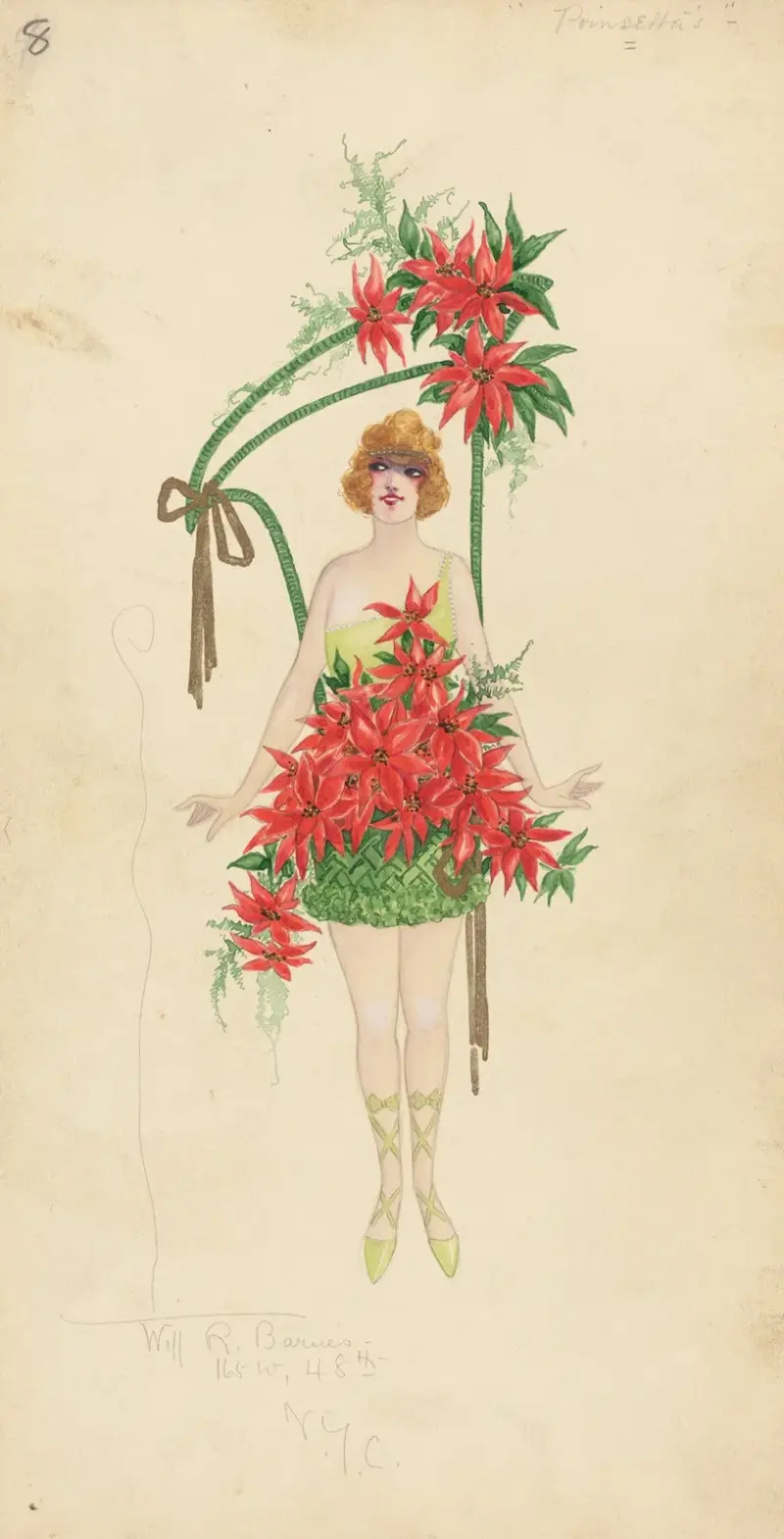 Poinsettias, Will R. Barnes