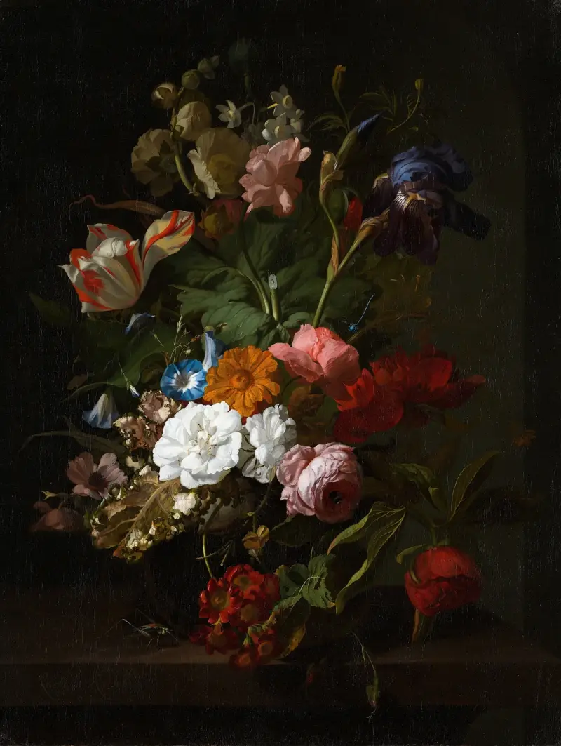Wazon z kwiatami, Rachel Ruysch