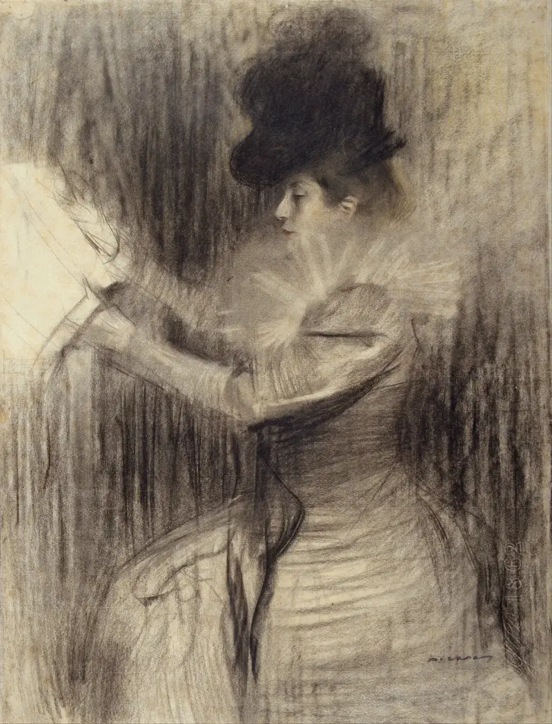 Weibliche Figur von Ramón Casas
