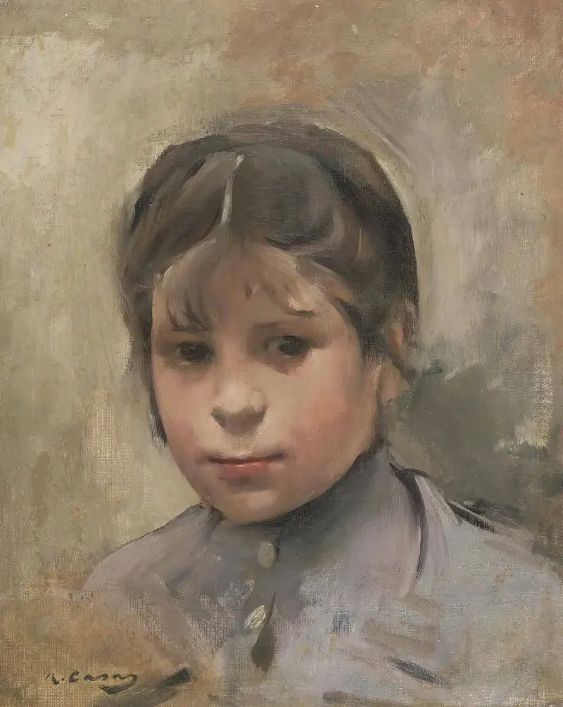 Niña (Porträt eines Mädchens) von Ramón Casas