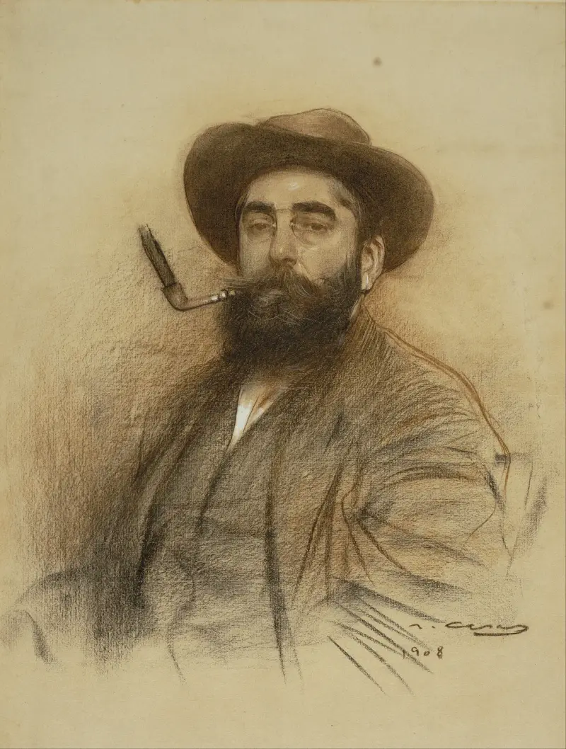Selbstporträt, 1908 von Ramón Casas