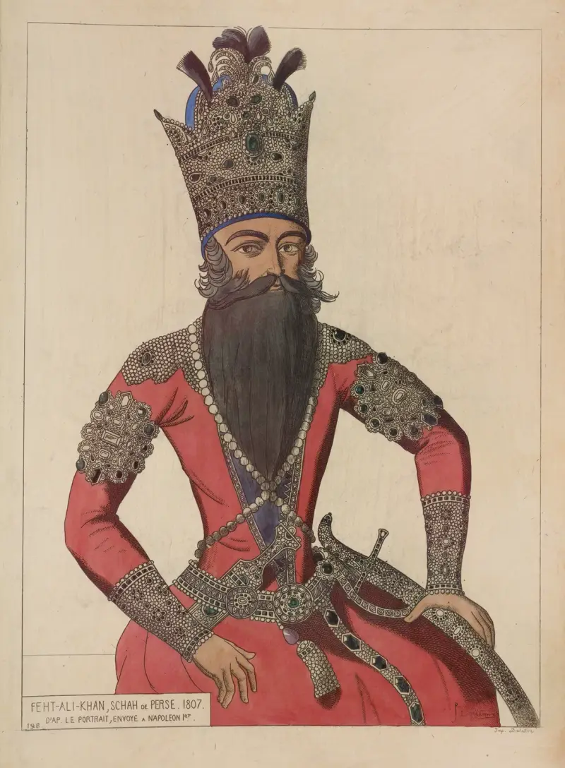 Fath Ali Schah, Schah von Persien von Raphaël Jacquemin