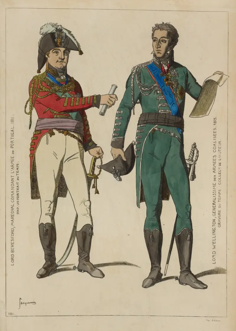 Lord Beresford, marskalk och befälhavare över Portugals armé. 1811. av Raphaël Jacquemin