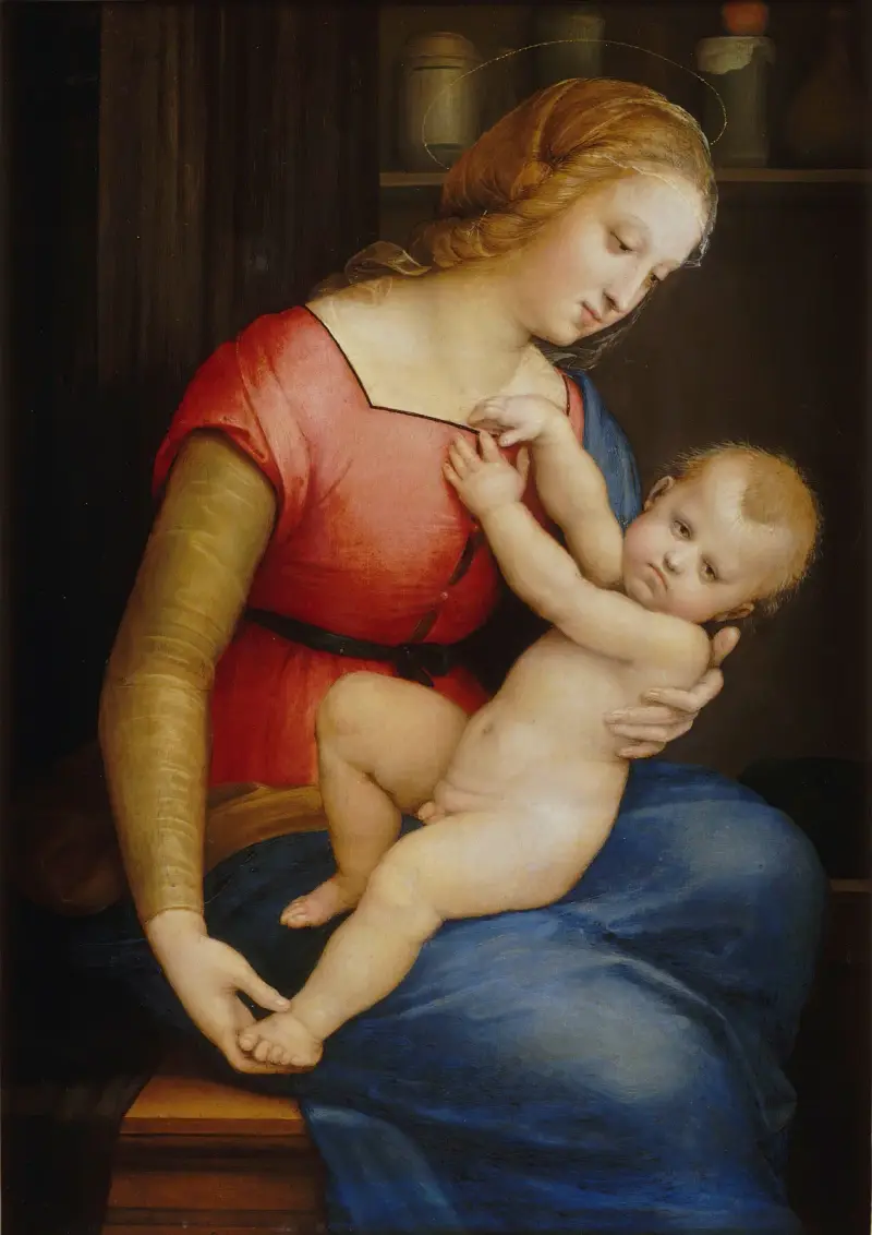 La Madone De La Maison D’orléans av Raphael