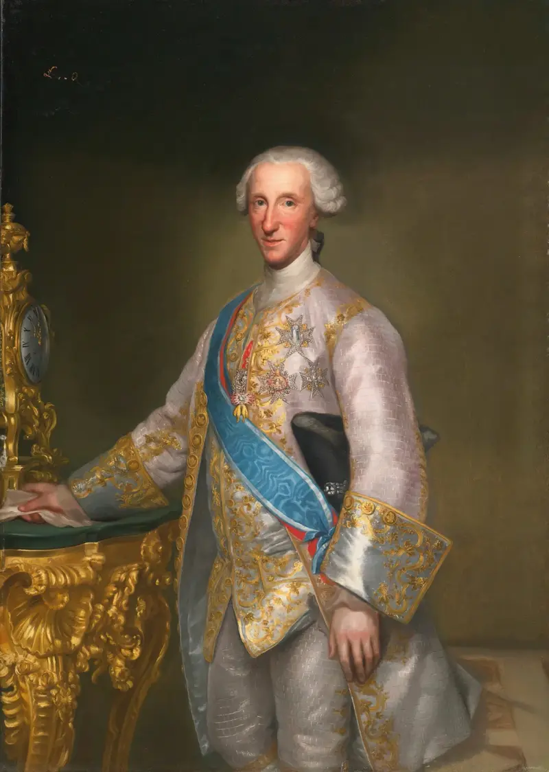 Don Luis Jaime Antonio de Borbón y Farnesio, spansk infant (1727–1785) av Anton Raphael Mengs