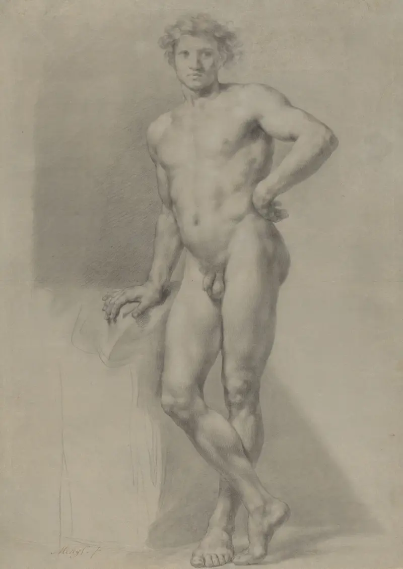 Studie mužského aktu – Nr. 1, Anton Raphael Mengs