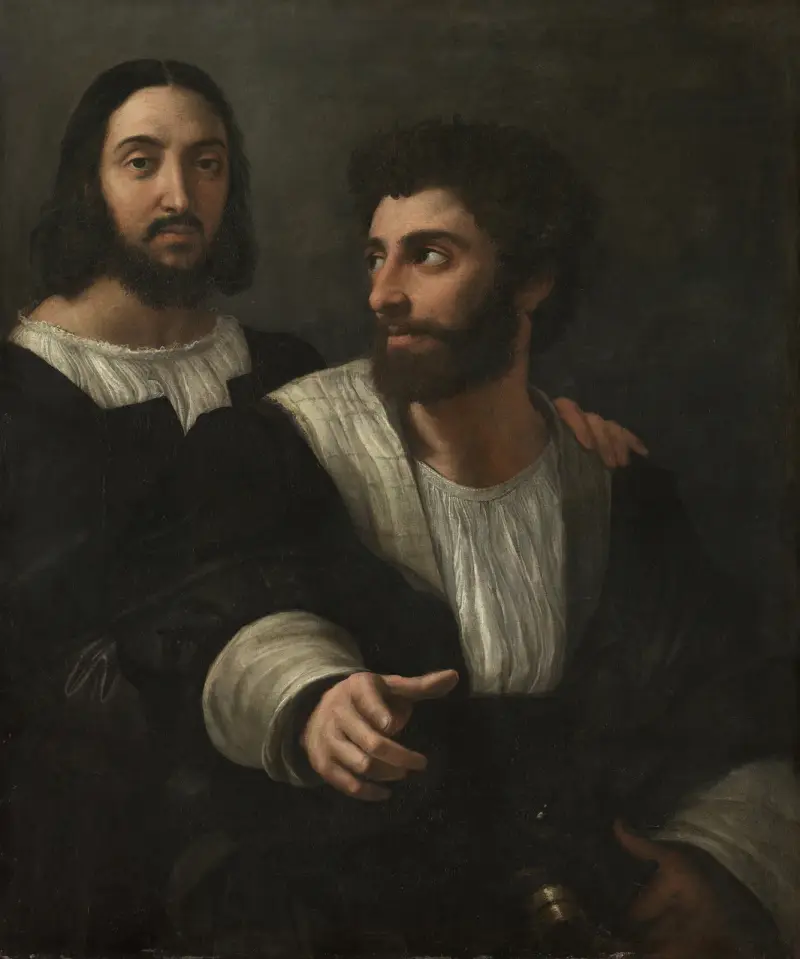 Autoportret z przyjacielem, Raphael