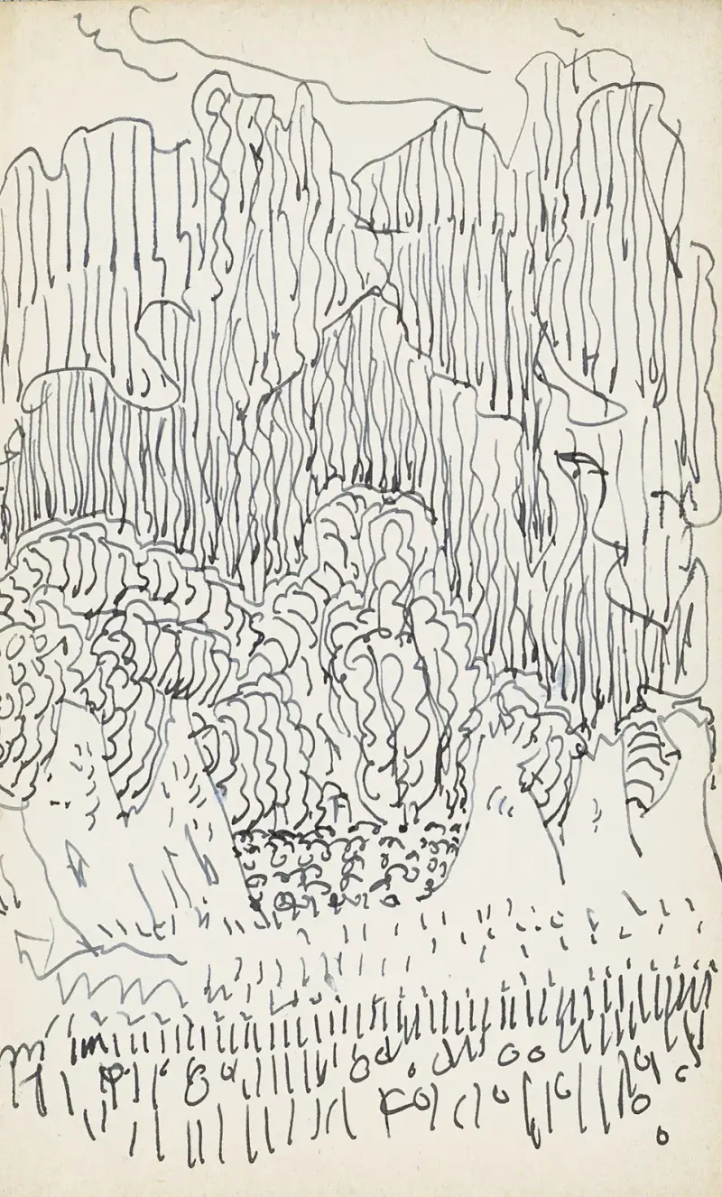 Landschaft mit Bäumen von Reijer Stolk