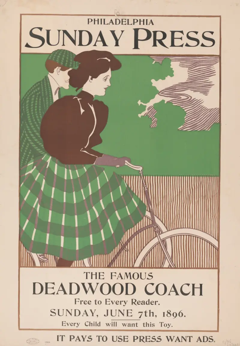 The famous deadwood coach free to every reader. Sunday, June 7th, 1896. av George Reiter Brill