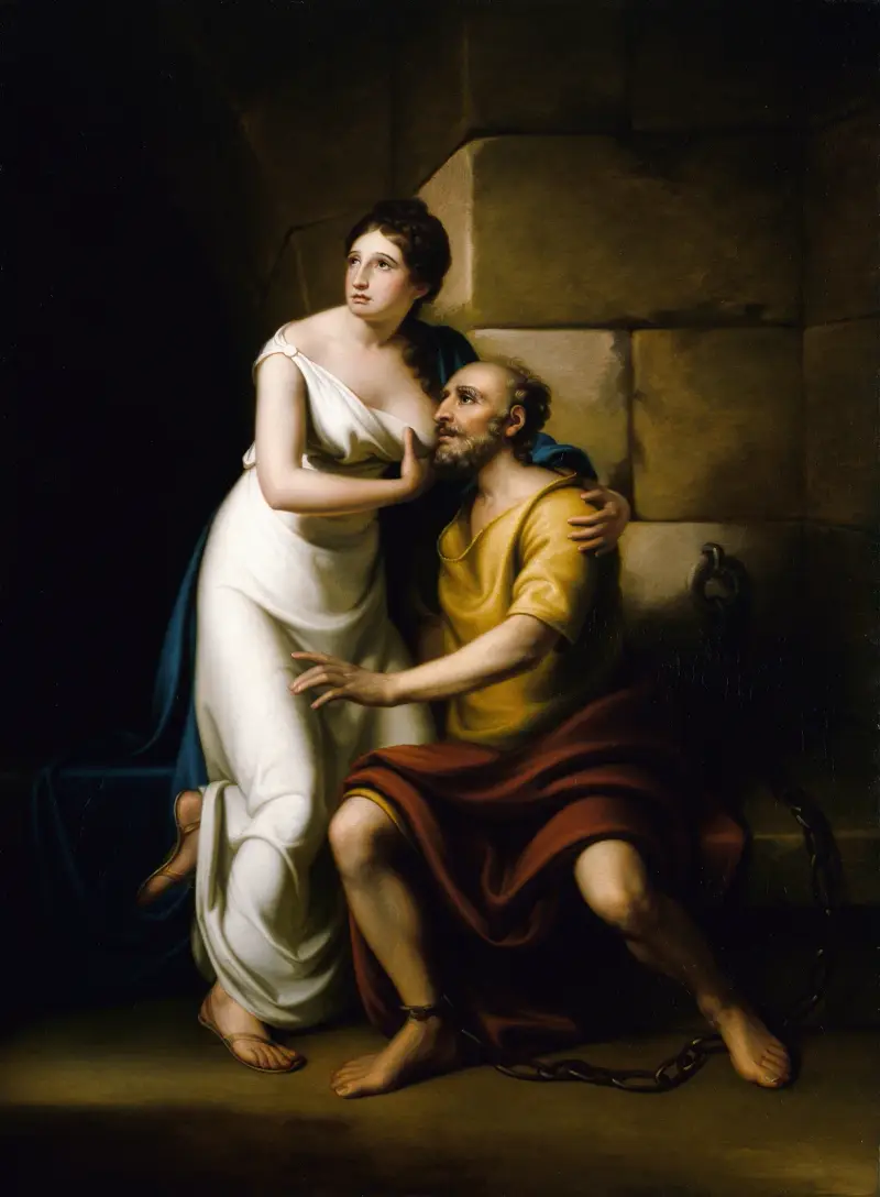 The Roman Daughter av Rembrandt Peale