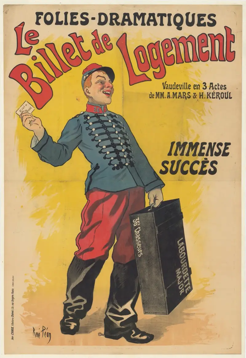 Folies-Dramatiques. Le Billet de logement von René Péan