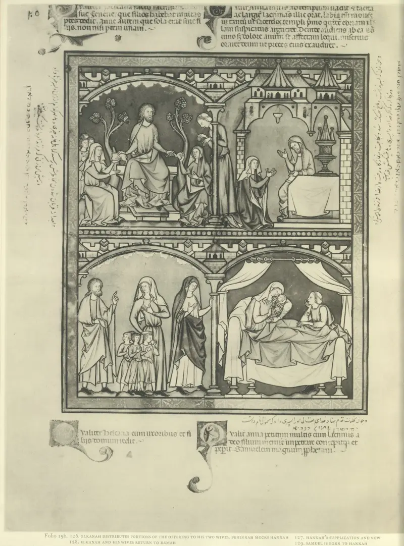 Gammaltestamentliga illustrationer från mitten av 1200-talet, plansch 38 av Montague Rhodes James