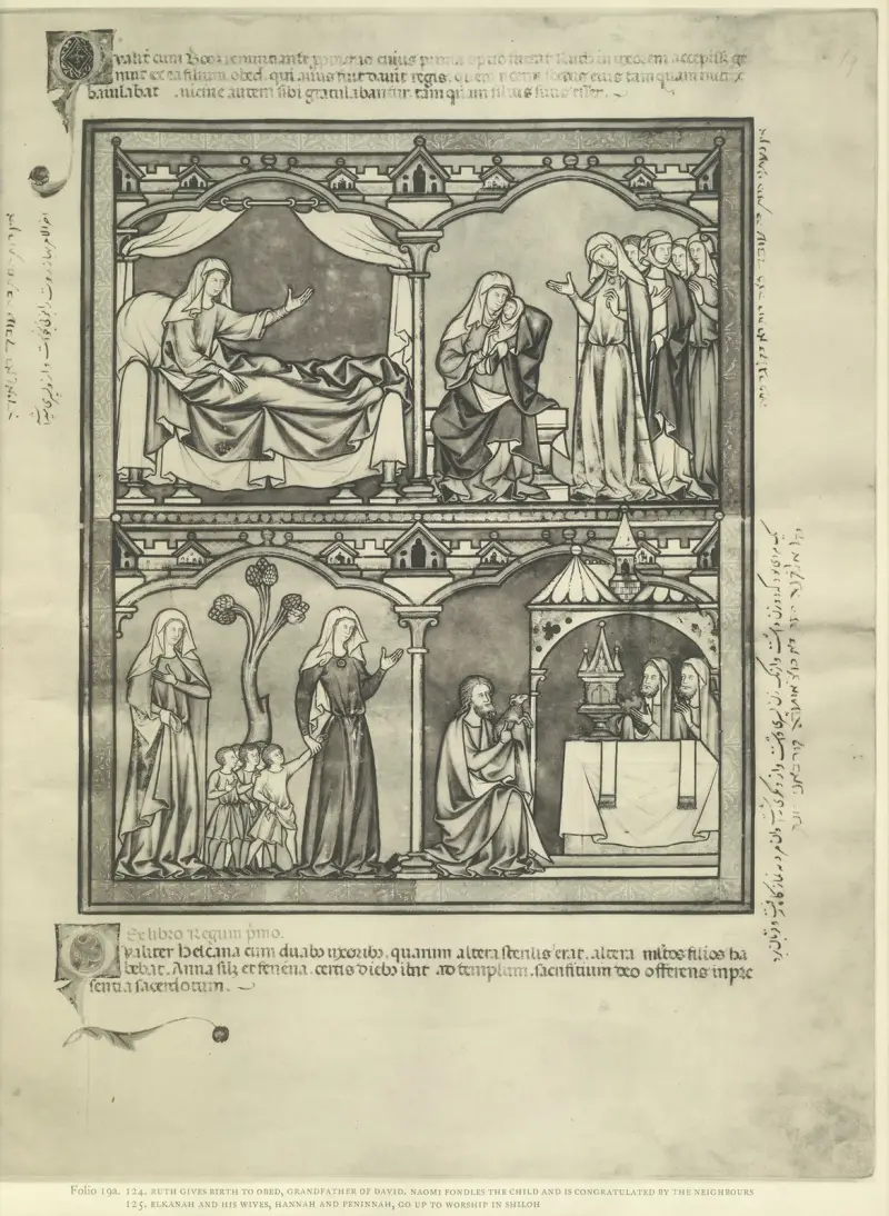 Gammaltestamentliga illustrationer från mitten av 1200-talet, plansch 37 av Montague Rhodes James
