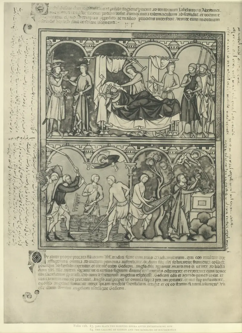 Gammaltestamentliga illustrationer från mitten av 1200-talet, plansch 24 av Montague Rhodes James