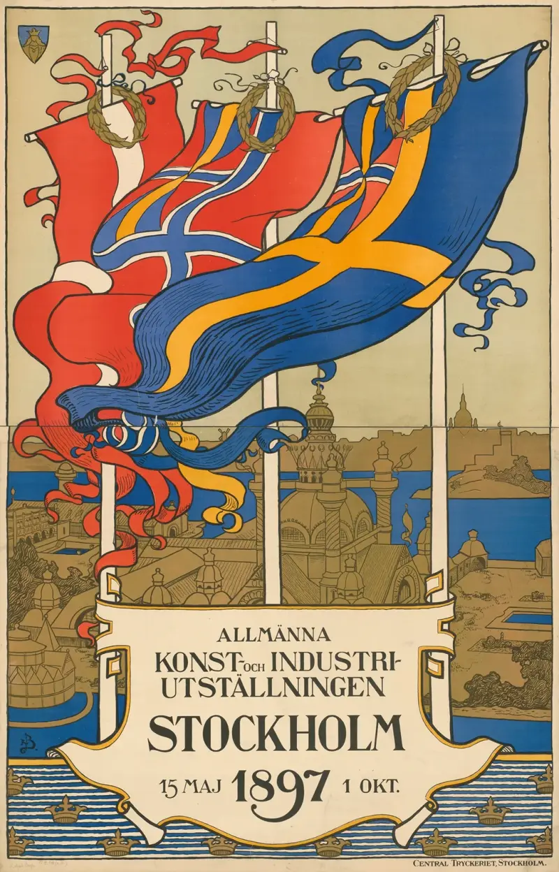 Allmänna Konst- och Industrie Utställningen Stockholm 1897, Richard Bergh