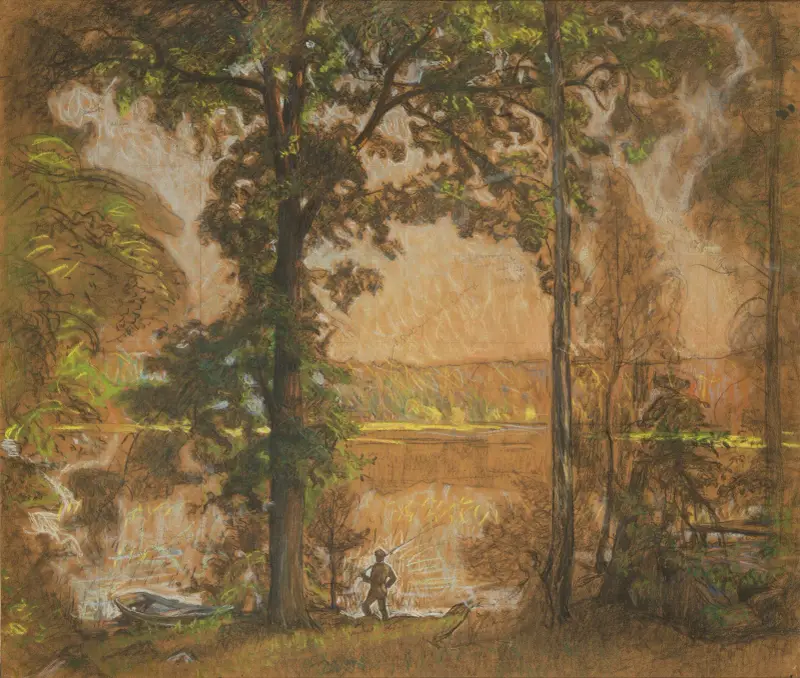 Landschaft aus Tyresö von Richard Bergh