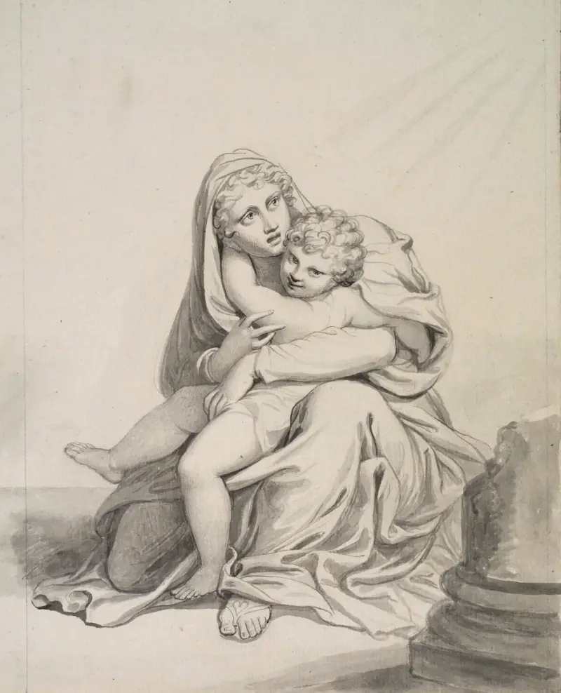 Madonna mit Kind von Richard Cosway