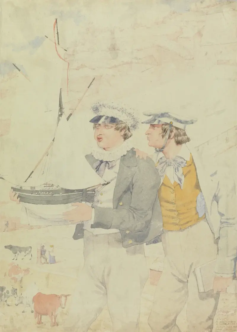 Junge Mitglieder des Yachtclubs von Richard Dadd
