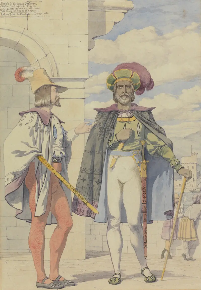 Sketch for the Passions; Jealousy av Richard Dadd