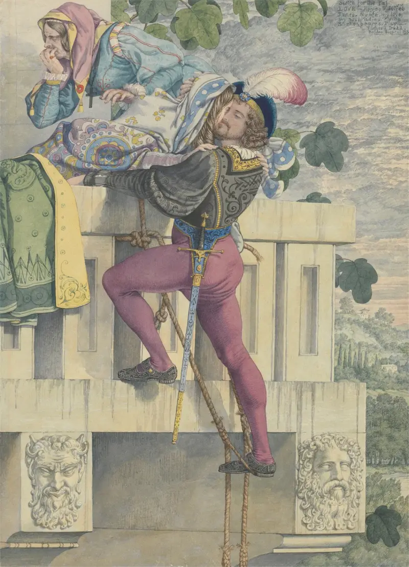 Sketch for the Passions; Love av Richard Dadd