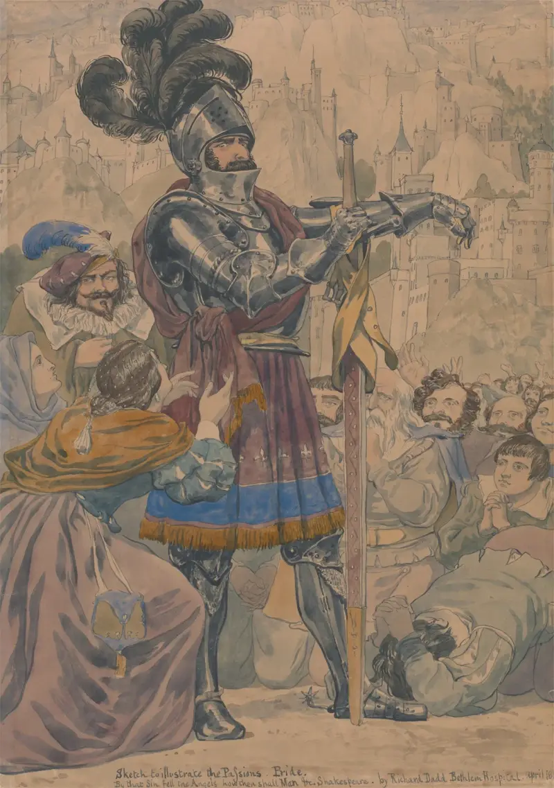 Sketch for the Passions; Pride av Richard Dadd