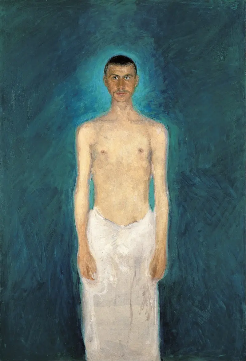 Semi-Nude Self-Portrait av Richard Gerstl