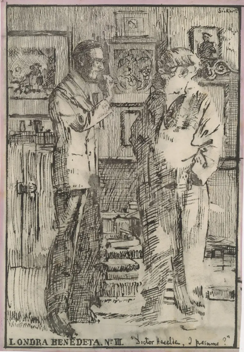 Londra Benedeta nr III, 'Doctor Haselden, förmodar jag' av Walter Richard Sickert