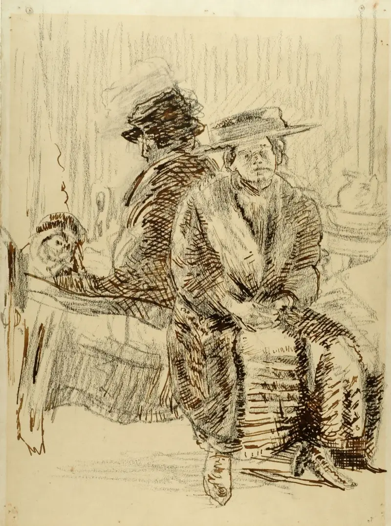 Studie av två kvinnor av Walter Richard Sickert
