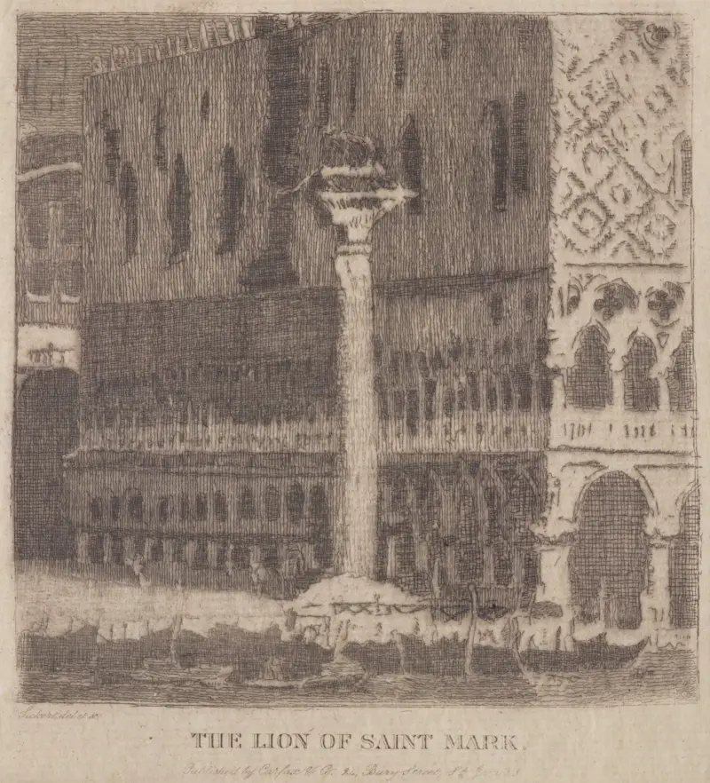 Der Löwe von San Marco, Venedig von Walter Richard Sickert