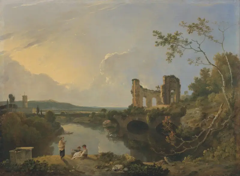 Italská krajina (ráno), Richard Wilson