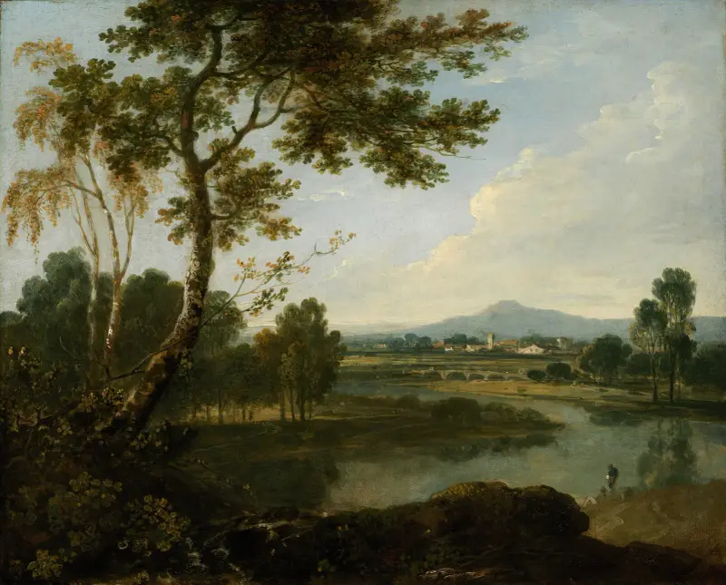 Landschaft in Italien von Richard Wilson