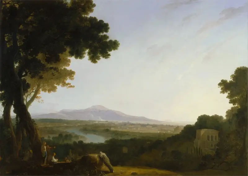 Rome from the Villa Madama av Richard Wilson