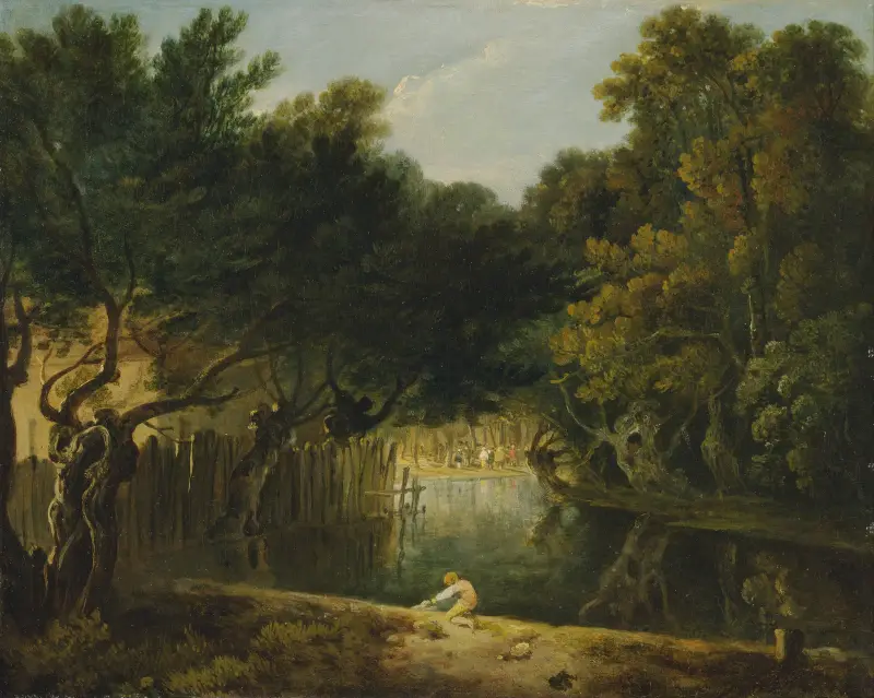 Vy över vildmarken i St. James's Park av Richard Wilson