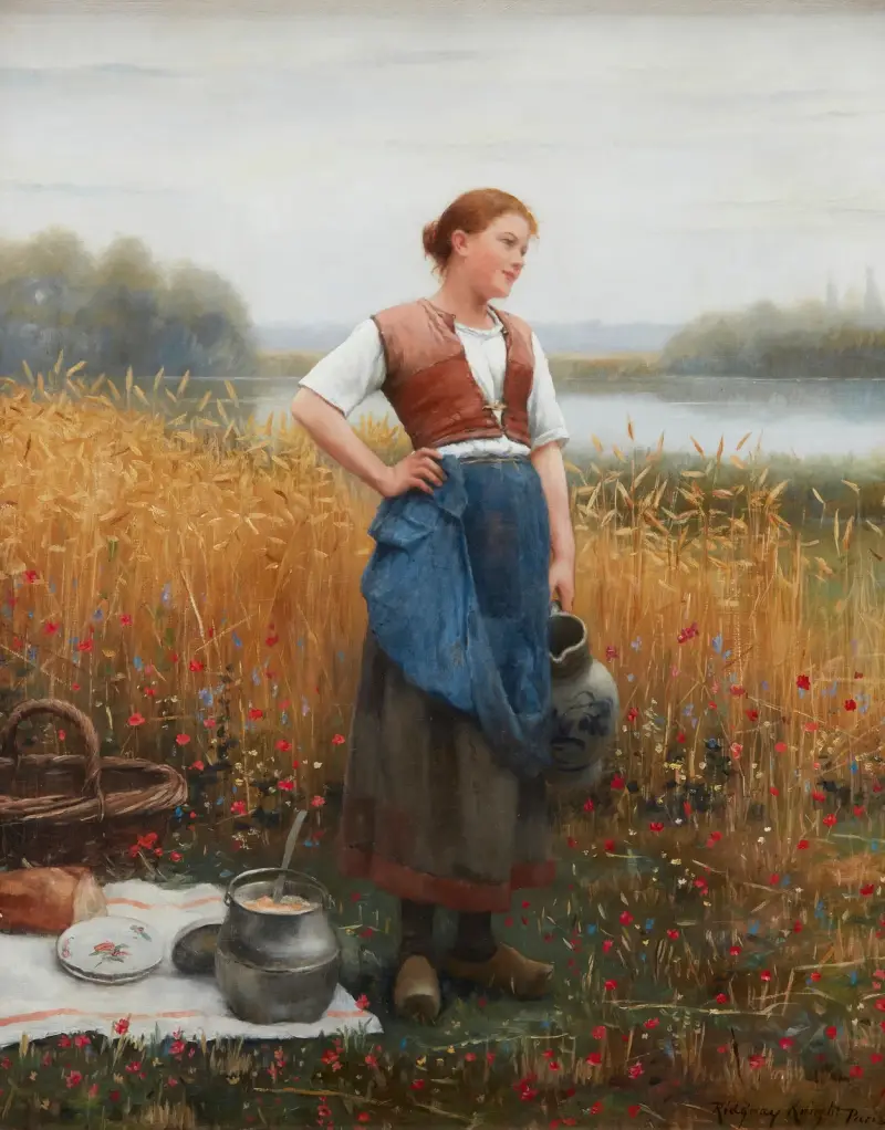Południowy odpoczynek, Daniel Ridgway Knight