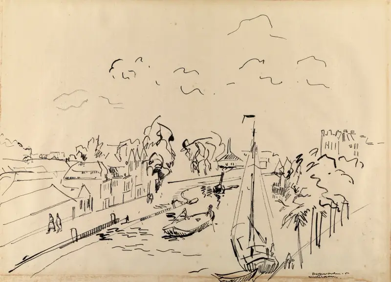 Kostverlorenvaart i Amsterdam av Rik Wouters