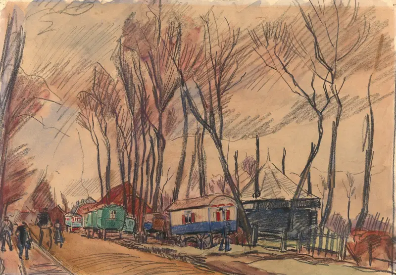 Straße im Regen – Amersfoort von Rik Wouters