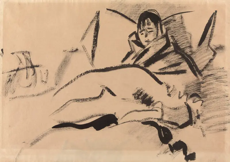 Kranke Frau von Rik Wouters